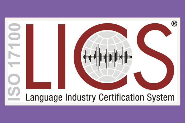 LICS-Zertifikat – ISO 17100